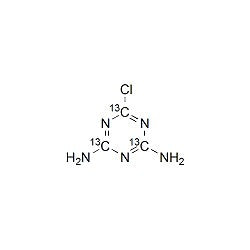 13C3-Atrazine-desethyl-desisopropyl