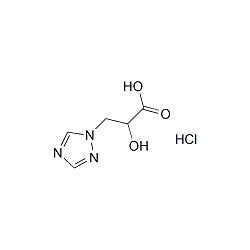 Triazole lactic acid hydrochloride