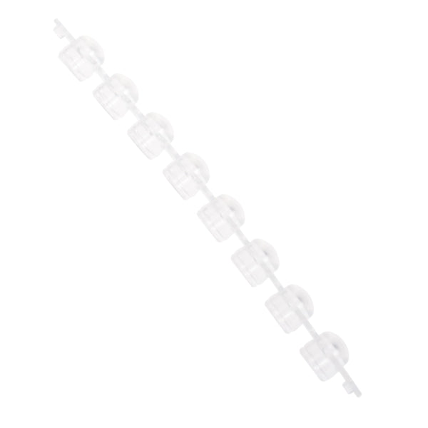 CAP ONLY, PCR 8-Strip Dome Caps, Clear, Non-sterile