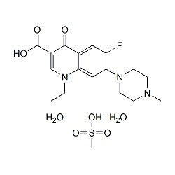 Pefloxacin mesylate dihydrate