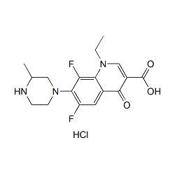 Lomefloxacin hydrochloride