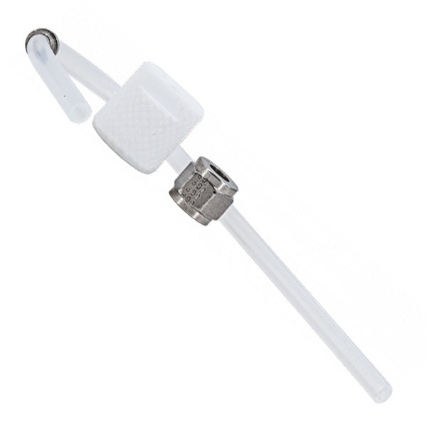 PFA tubing with fitting