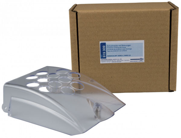 Protective cover with bores for TOC determination