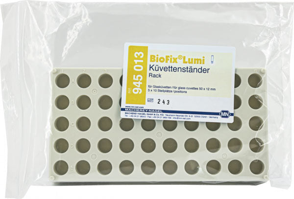 Rack for glass cuvettes for BioFix luminous bacteria