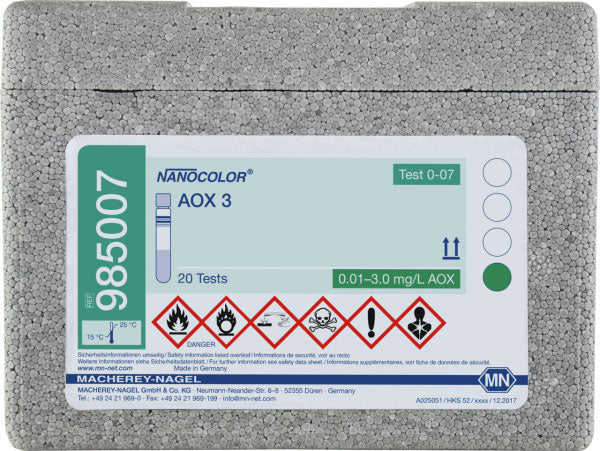Tube test NANOCOLOR AOX 3