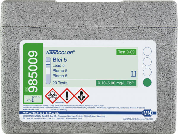 Tube test NANOCOLOR Lead 5