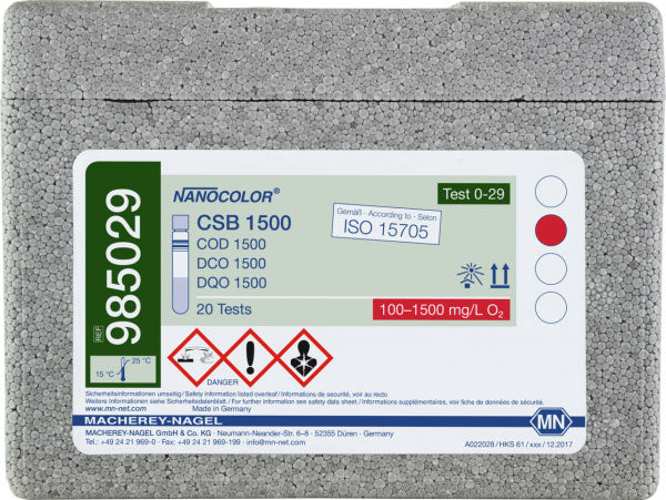 Tube test NANOCOLOR COD 1500
