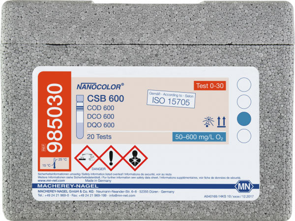 Tube test NANOCOLOR COD 600