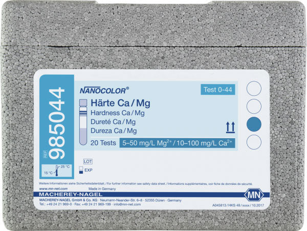Tube test NANOCOLOR Hardness Ca / Mg