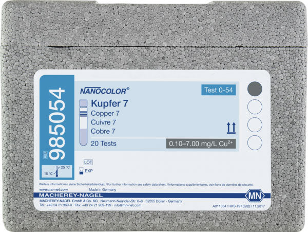 Tube test NANOCOLOR Copper 7