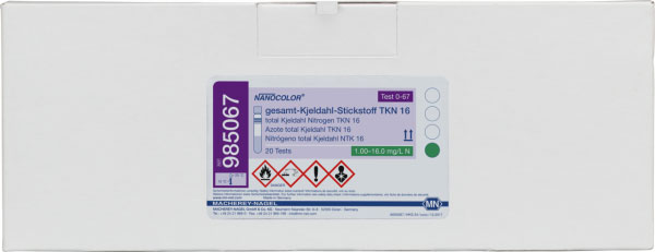 Tube test NANOCOLOR total Kjeldahl nitrogen TKN 16