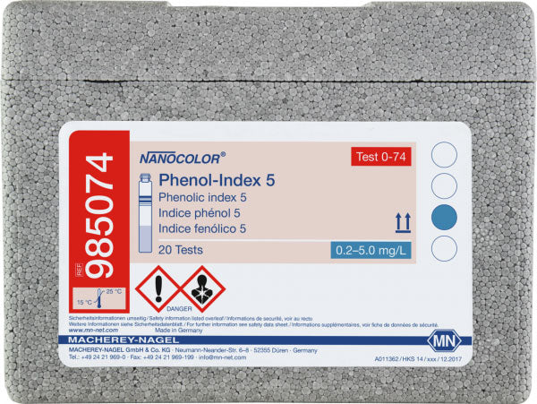 Tube test NANOCOLOR Phenolic index 5