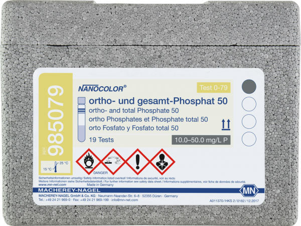 Tube test NANOCOLOR ortho- and total-Phosphate 50