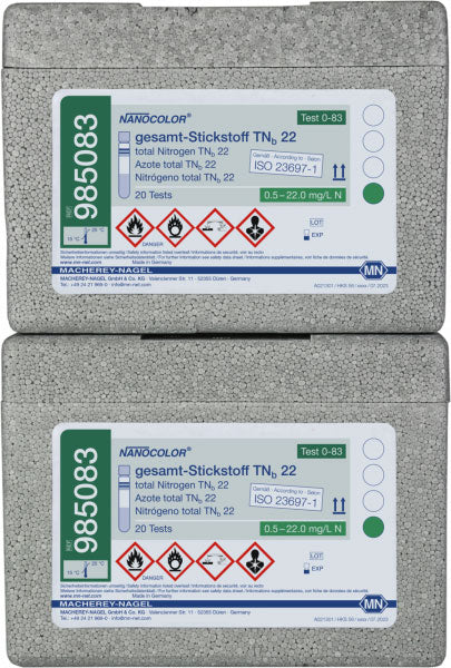 Tube test NANOCOLOR total-Nitrogen TNb 22