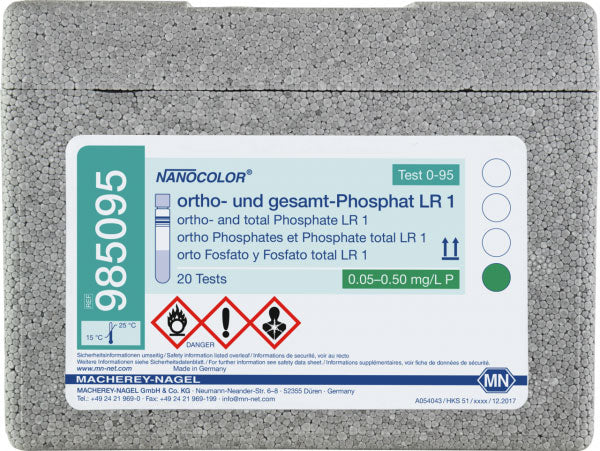 Tube test NANOCOLOR ortho- and total Phosphate LR 1