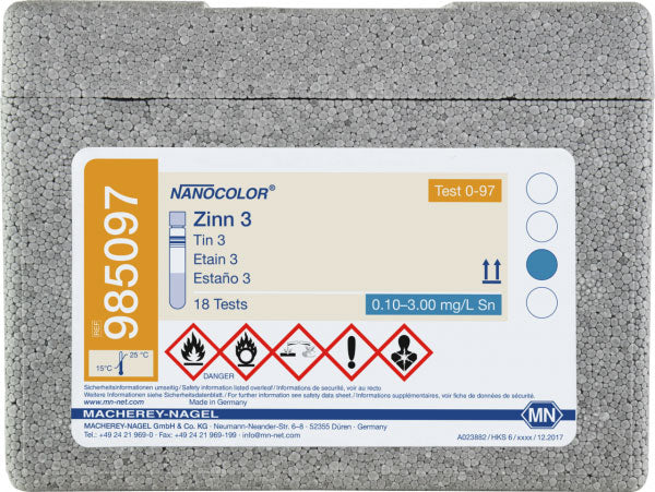 Tube test NANOCOLOR Tin 3