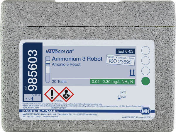 Tube test NANOCOLOR Robot Ammonium 3