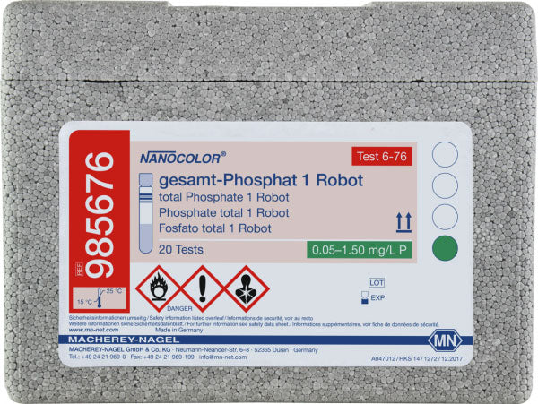 Tube test NANOCOLOR Robot total Phophate 1