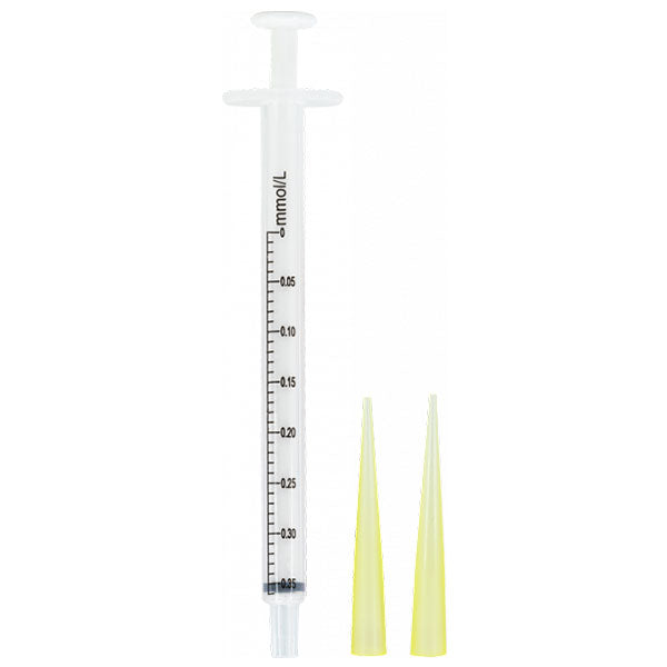 Titration syringe for VISOCOLOR HE Total Hardness H2