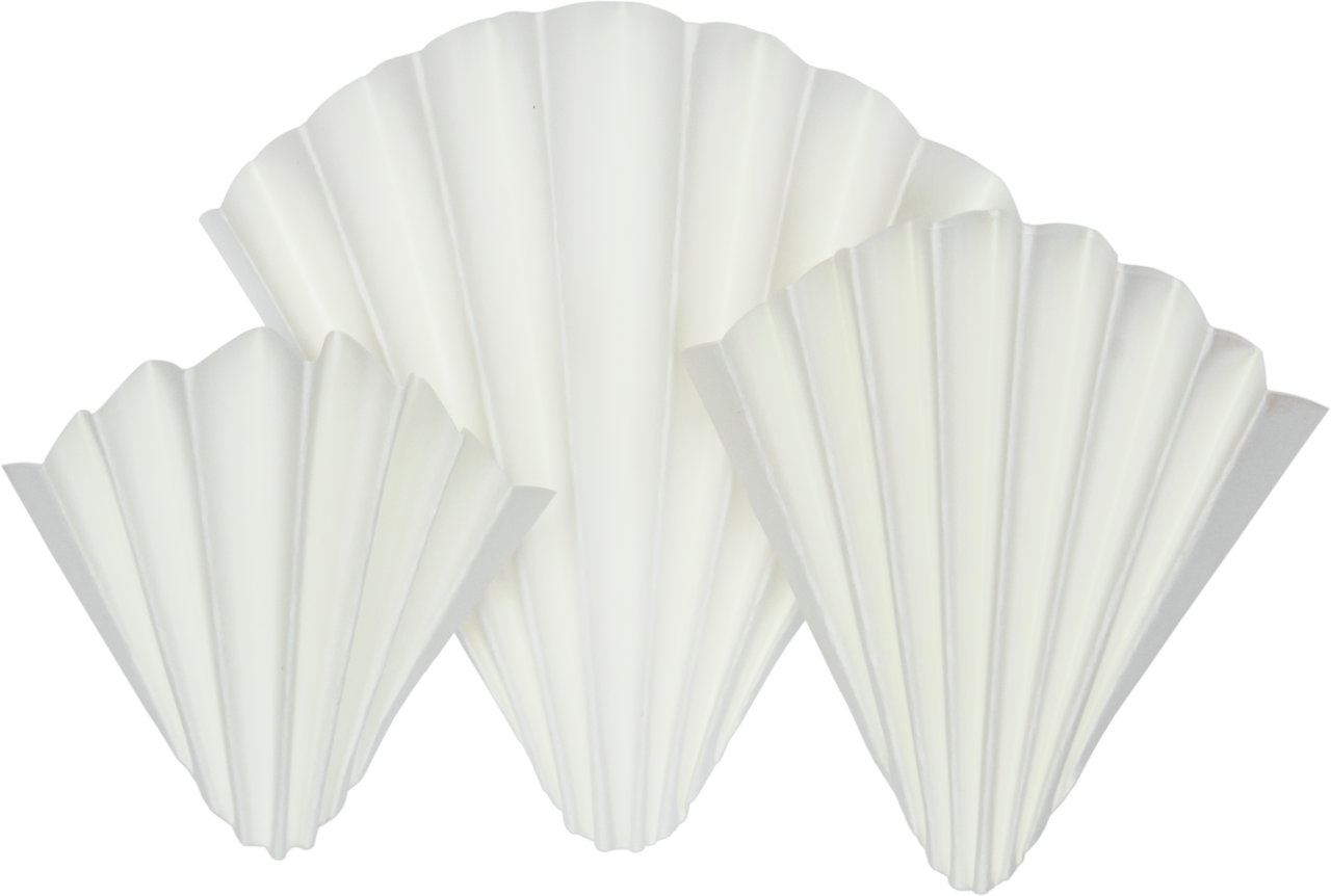 Folded filter papers, MN 660, Kieselguhr, Medium to slow, (50 s), Smooth