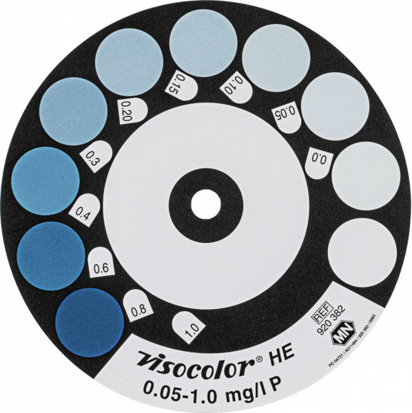 Color comparison disc for VISOCOLOR HE Phosphate