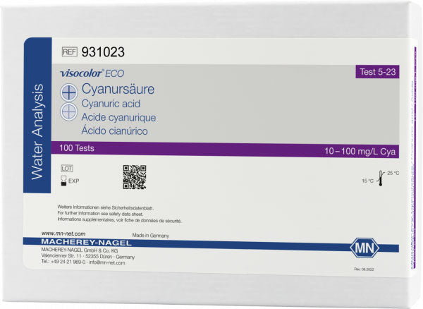 Colorimetric test kit VISOCOLOR ECO Cyanuric acid