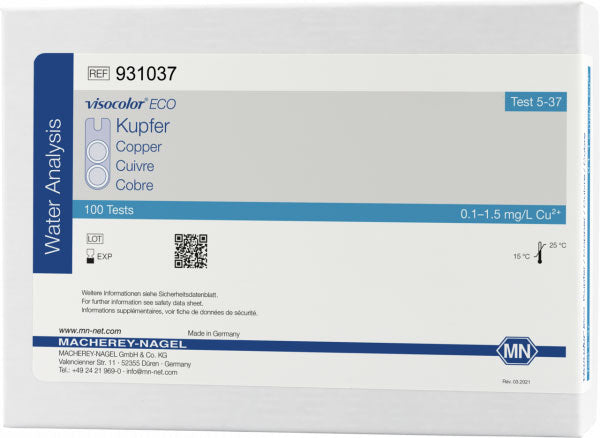 Colorimetric test kit VISOCOLOR ECO Copper