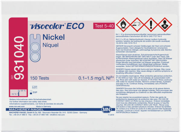 Colorimetric test kit VISOCOLOR ECO Nickel