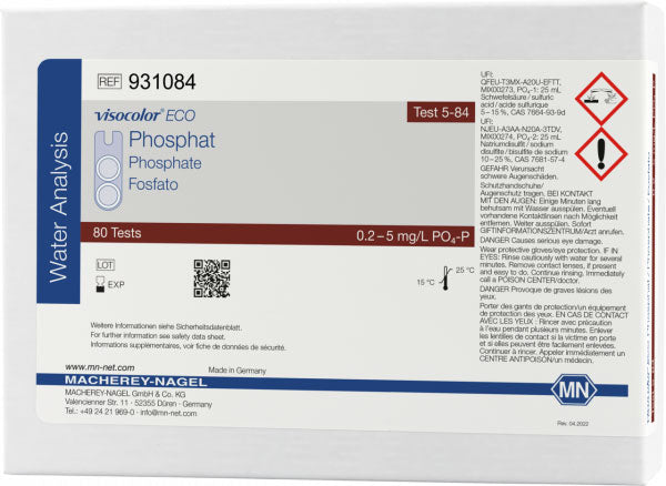 Colorimetric test kit VISOCOLOR ECO Phosphate