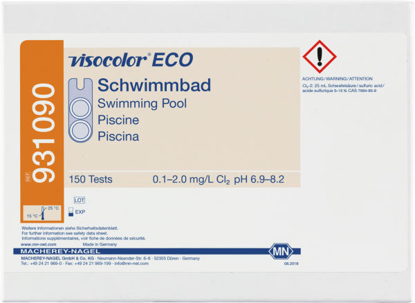 Colorimetric test kit VISOCOLOR ECO Swimming pool (Chlorine + pH)