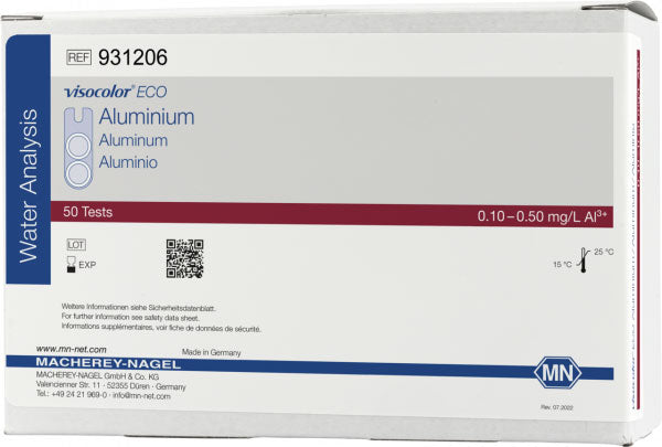 Colorimetric test kit VISOCOLOR ECO Aluminum, refill pack