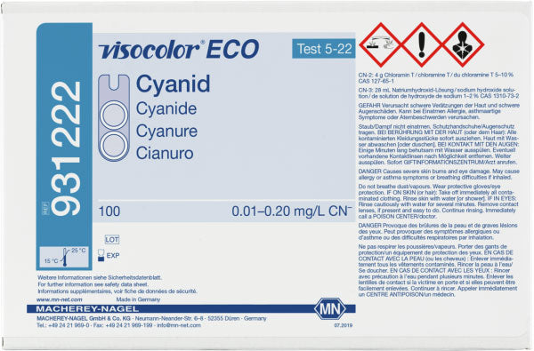Colorimetric test kit VISOCOLOR ECO Cyanide, refill pack