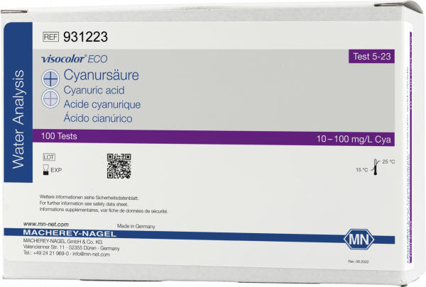 Colorimetric test kit VISOCOLOR ECO Cyanuric acid, refill pack