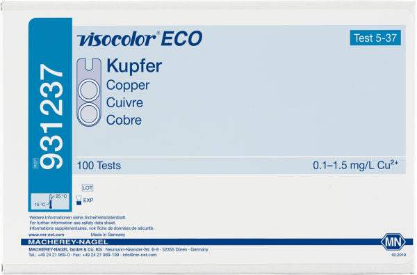 Colorimetric test kit VISOCOLOR ECO Copper, refill pack