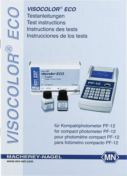 Test instructions for VISOCOLOR ECO on PF‑12