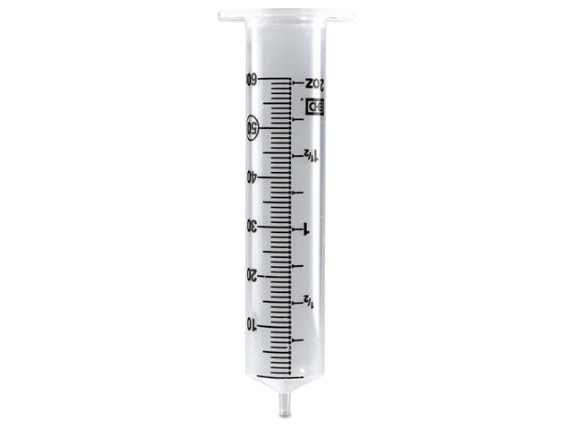 Plastic Syringe, 60 mL