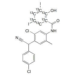 13C6-Closantel