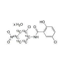 13C6-Niclosamide hydrate