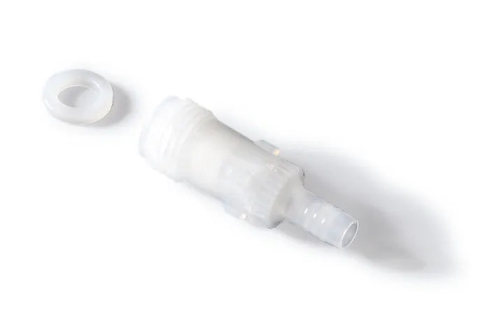 Filling valve Titrette, with olive-shaped nozzle and sealing ring
