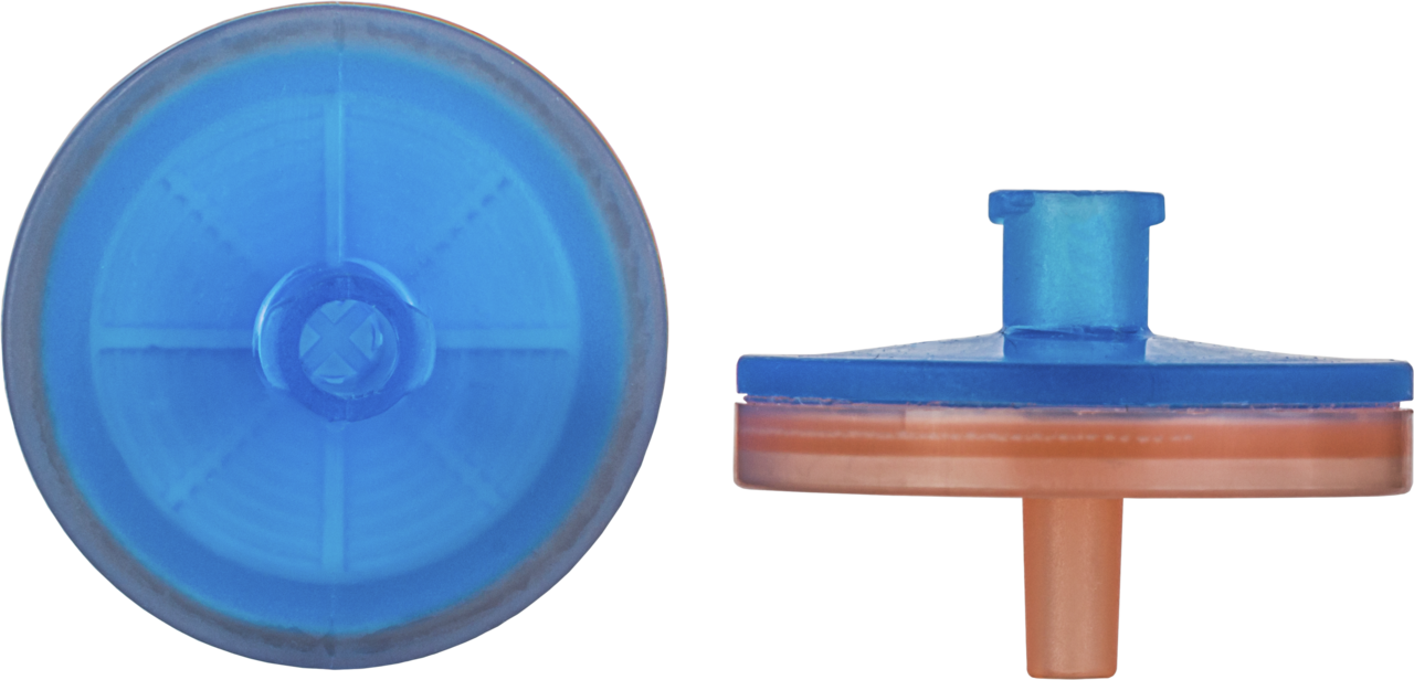 Syringe filters (combi), CHROMAFIL GF / PET, 25 mm, 1 µm / 0.2 µm