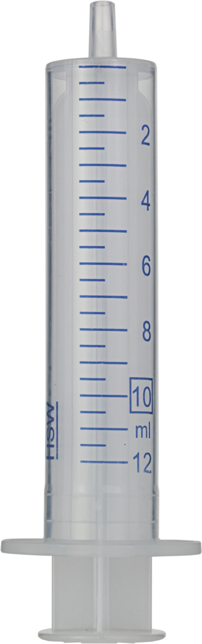 Disposable syringes with Luer tip made of polypropylene, 10 mL