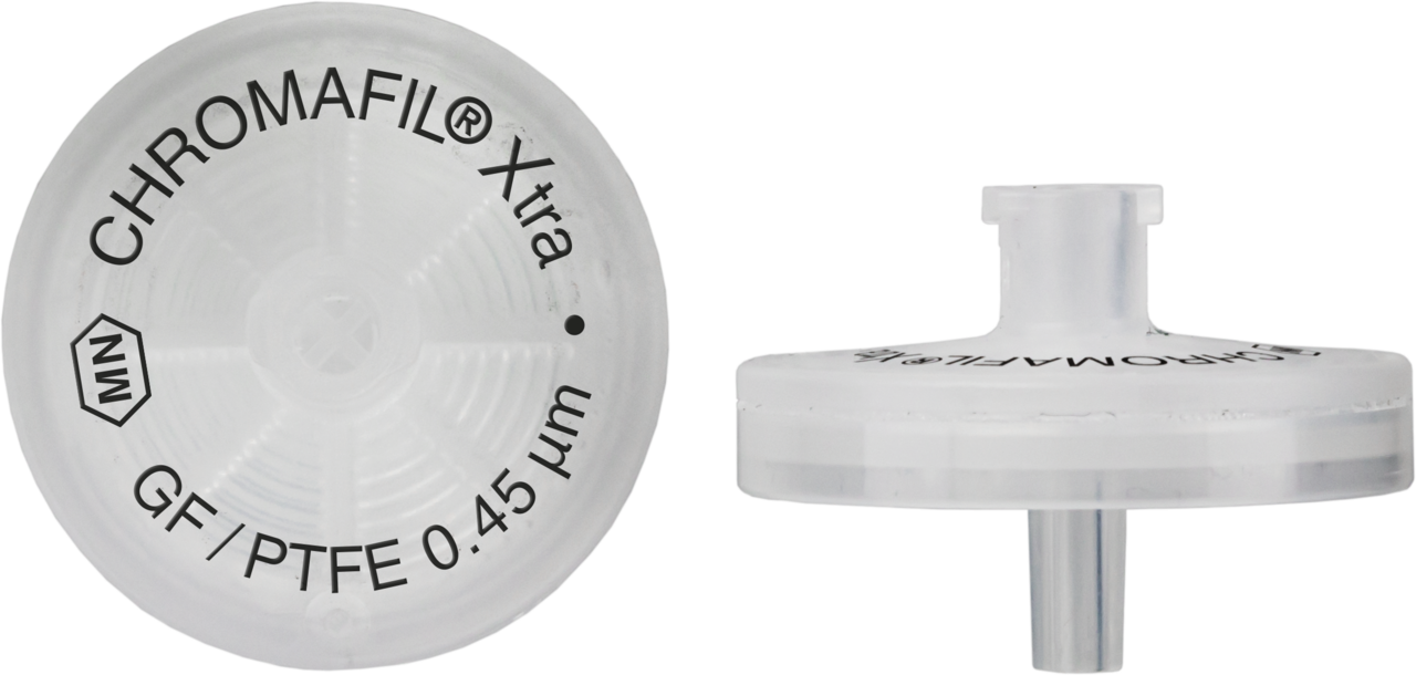 Syringe filter (combi), CHROMAFIL Xtra GF / PTFE, 1 µm / 0.45 µm