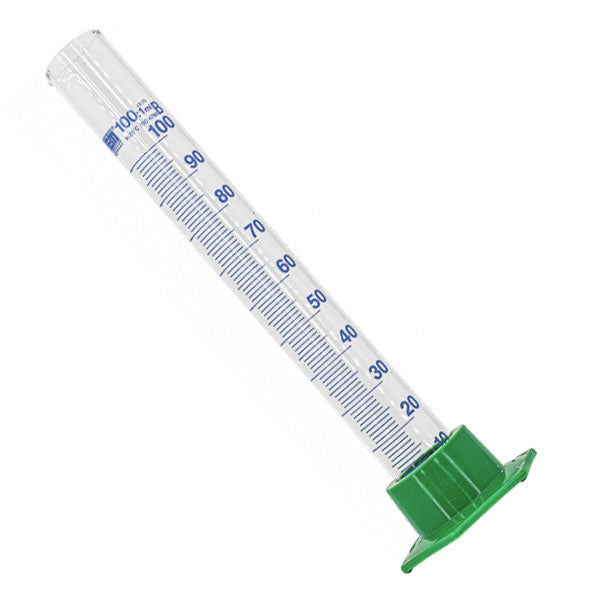 Measuring cylinder for VISOCOLOR reagent case for soil analysis