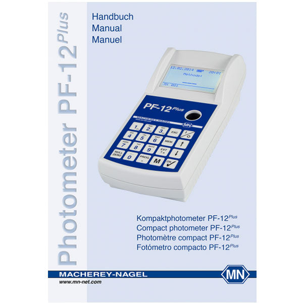 Manual for photometer PF‑12Plus