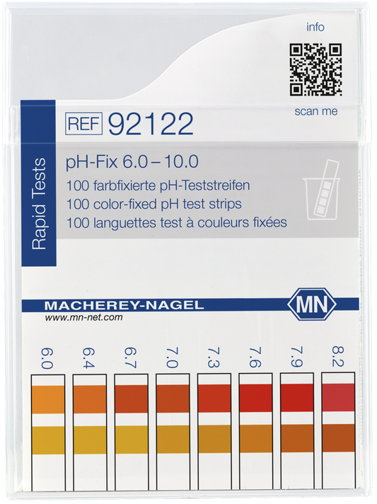 pH test strips, pH_Fix 6.0–10.0, fixed indicator