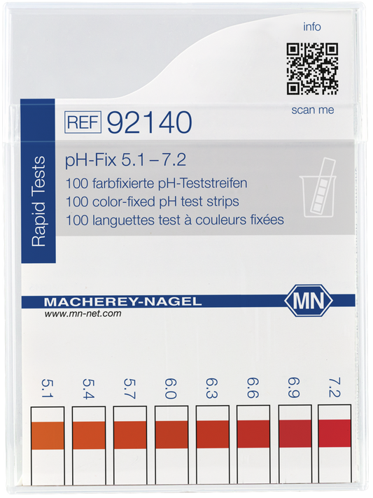 pH test strips, pH_Fix 5.1–7.2, fixed indicator