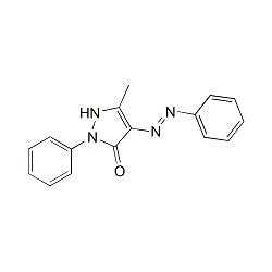 5-Methyl-2-phenyl-4-(phenylhydrazinylidene)pyrazol-3-one