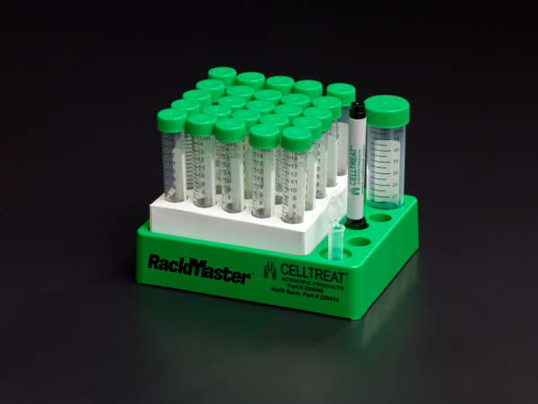 PLASTIC RACK ONLY, 15mL Centrifuge Tube, Best Value RackMaster, Non-sterile, Reusable