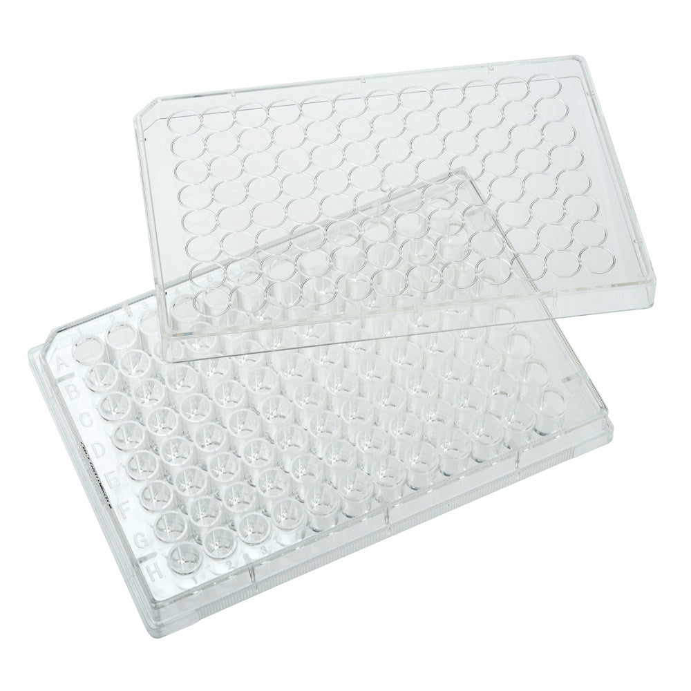 96 Well Tissue Culture Plate with Lid, 5/Pack, Sterile