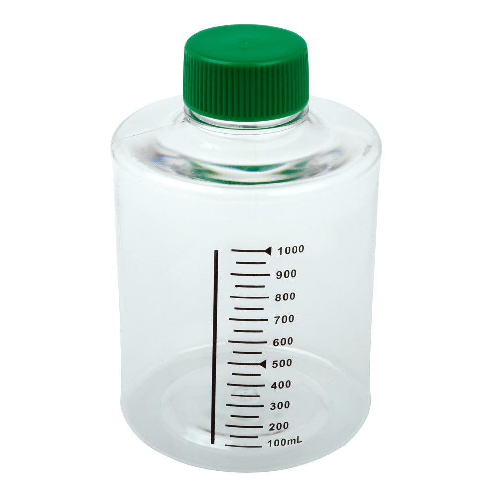 1000mL Roller Bottle, Non-treated Suspension Culture, Printed Graduations, Non-Vented Cap, Sterile